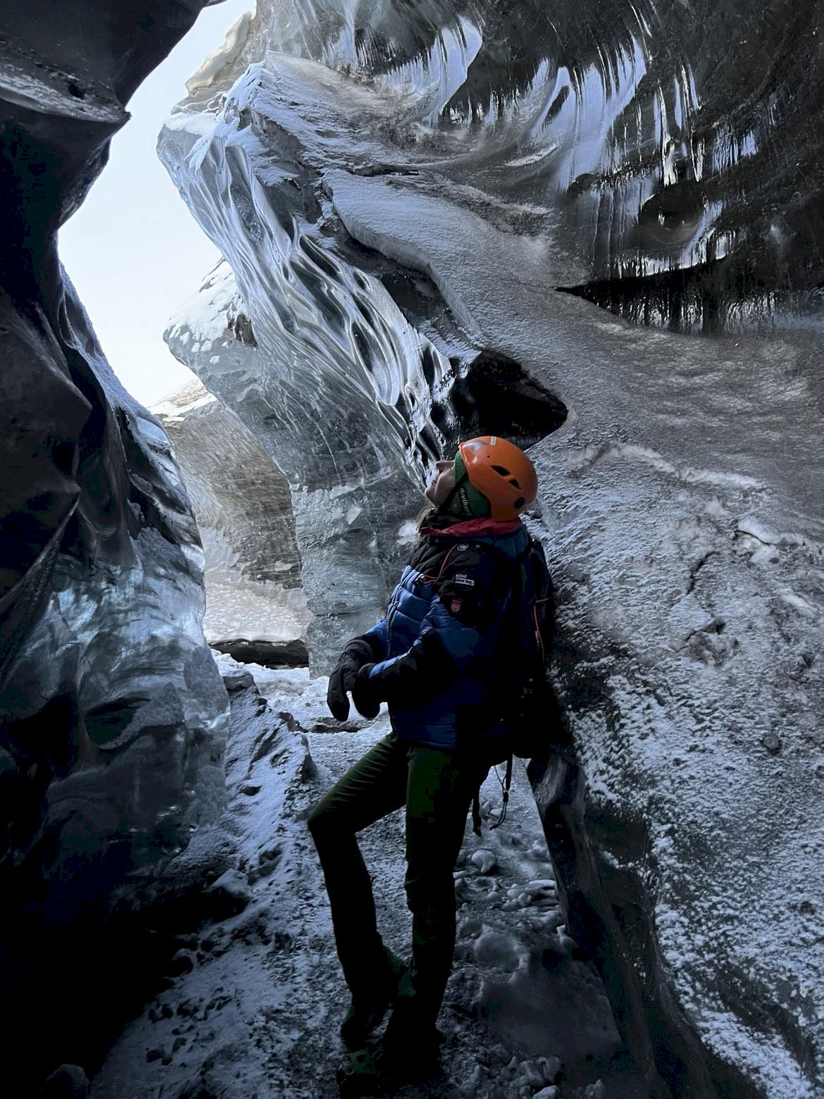 Iceland ice cave